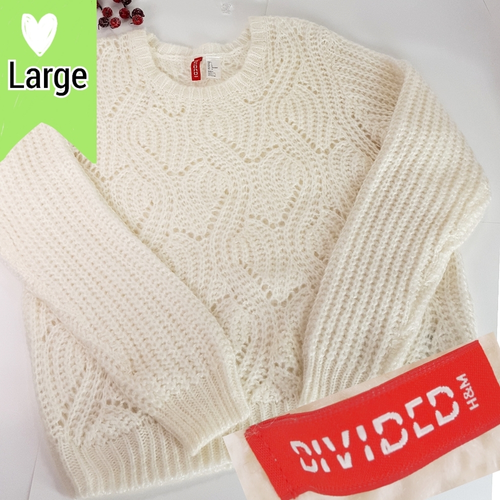 🎈H&M💮Round Neck Knitted Sweater Top